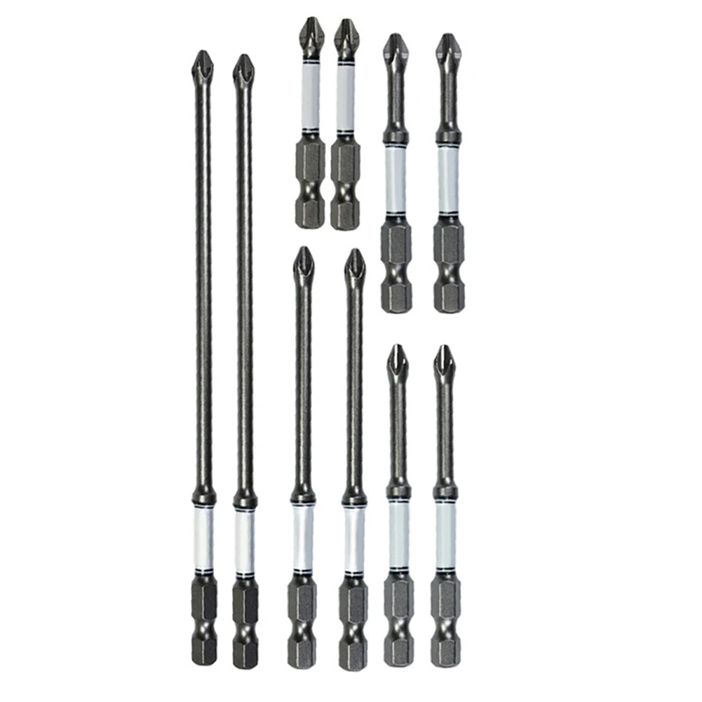 

High-Performance D2 Steel Magnetic Screwdriver Bit Set Versatile Compatibility For Easy Repairs Power Tool Accessories