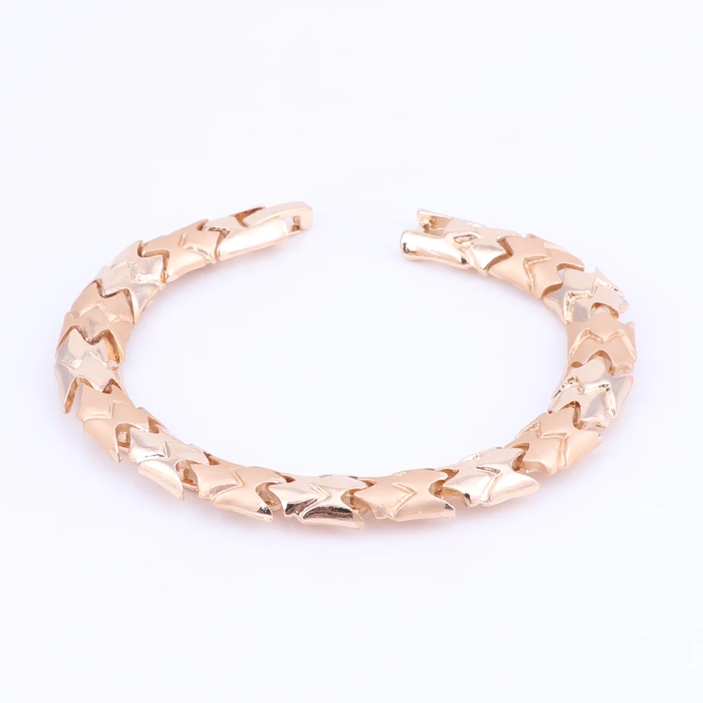Gold Color Jewelry Sets For Women Wedding Dubai African Beads Jewelry Set Necklace Earrings Bracelet Ring Jewellery