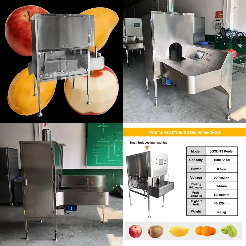 Industrial Fruit and Vegetable Peeler for Lotus Taro Orange Lemon Persimmon Mango 304 Stainless Steel High Quality Material