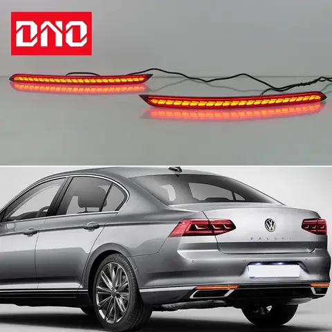 폭스바겐 파사트 B8 2020-2023용 자동차 LED 12V 리어 범퍼 램프 브레이크 등 방향 지시등 후진등 리플렉터 램프 안개등