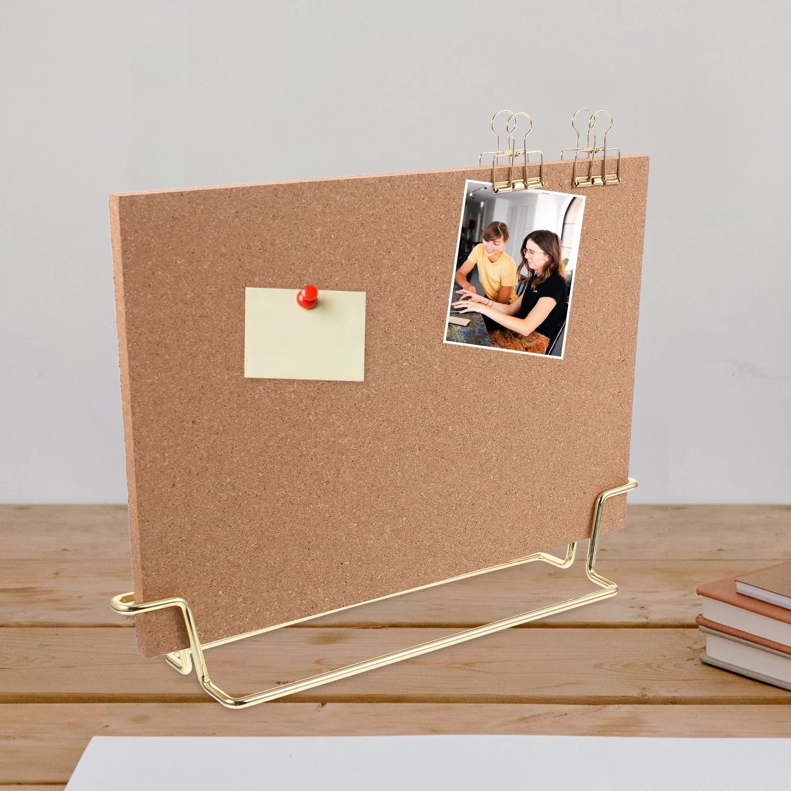 Message Board Cork Office Note Photo Wall Display Bracket Boards Markers Hold House Decorations for Home Desk Small Bulletin