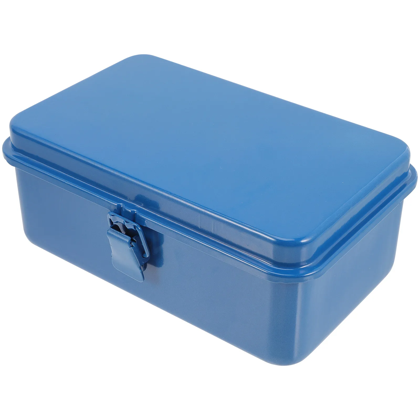 

Portable Iron Tool Chest Heavy Duty Metal Toolbox for Mechanic Tools Screwdrivers Wrenches Drills Small Items Storage Organizer