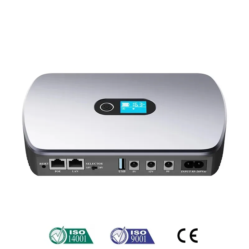 JEZER DCF-36W 2A 5V/9V/12V LiFePO4 8000mah  DC UPS Battery Backup for WiFi,Router