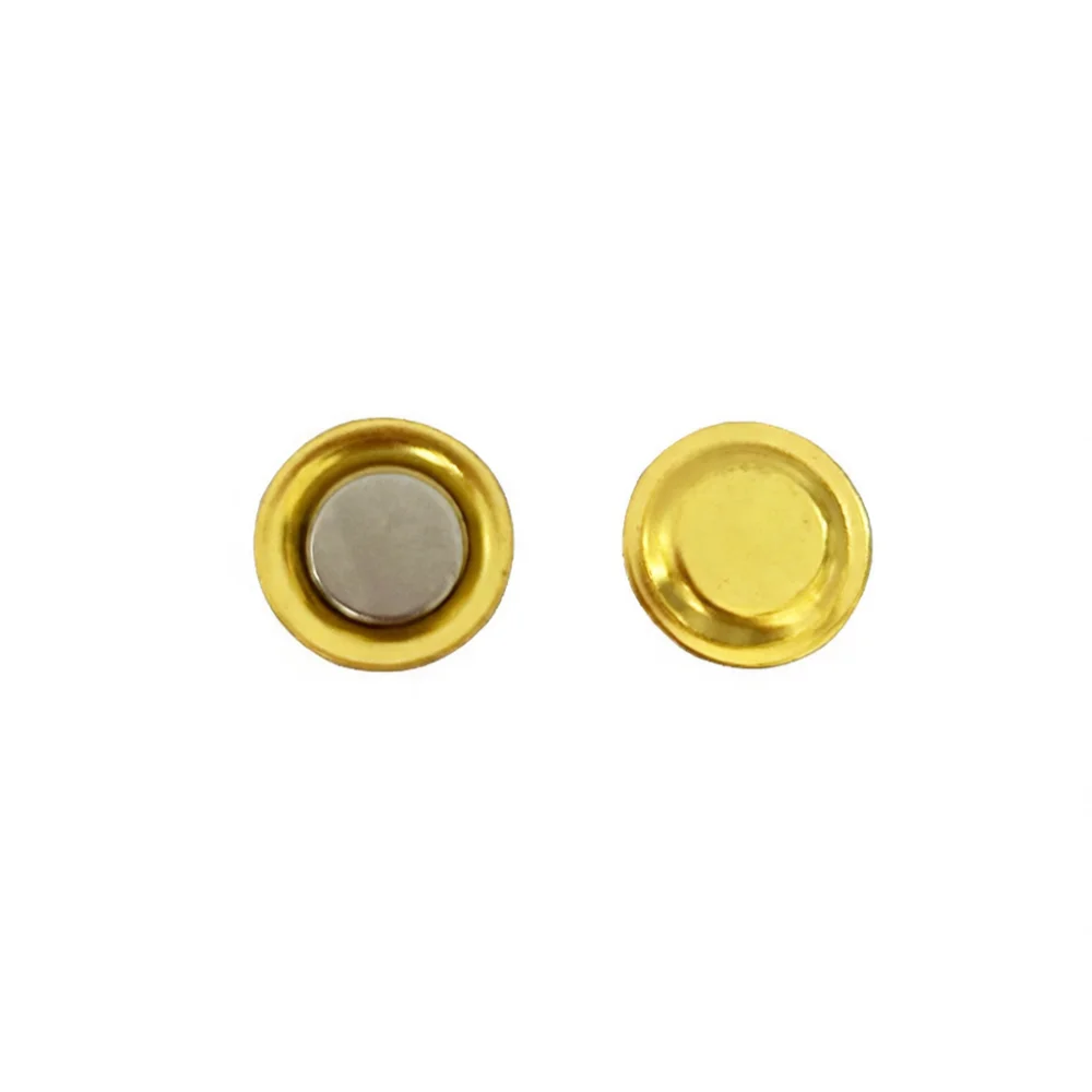 Sturdy Metal Hat Shaped Magnetic Name Badge Holder N35 Magnet Fastening Tool For Office Meeting Identification Display