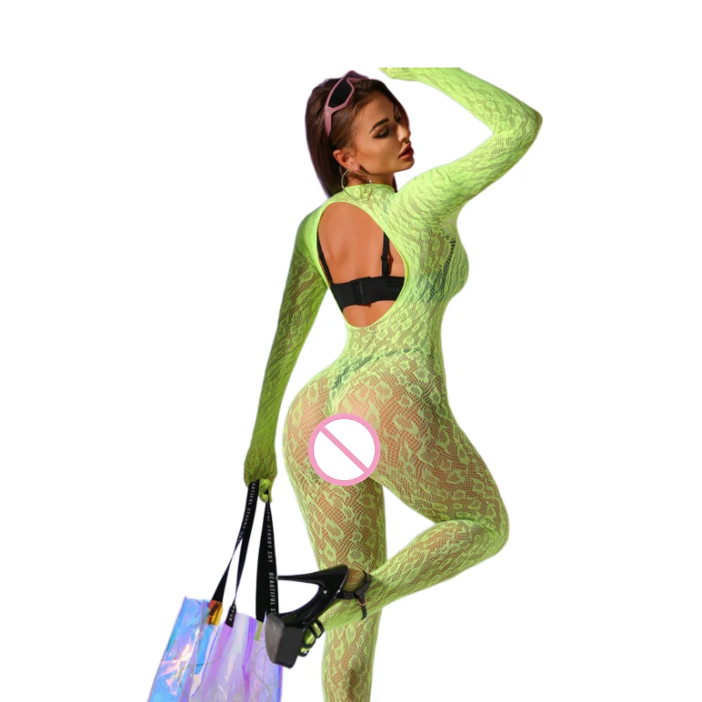 

Sexy Body Lingerie Bodysuit Underwear Stocking Tight Sexy Transparent Pornos Suit Women Intimates Hose Black Mesh Bodystocking