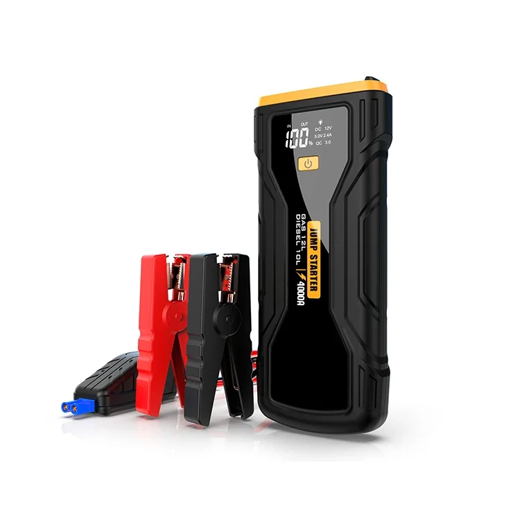 820Hot 24000mah Multi-Function 4000A 12V Automotive Emergency Starting Dead Battery Portable Car Battery Jump Starter Power Bank