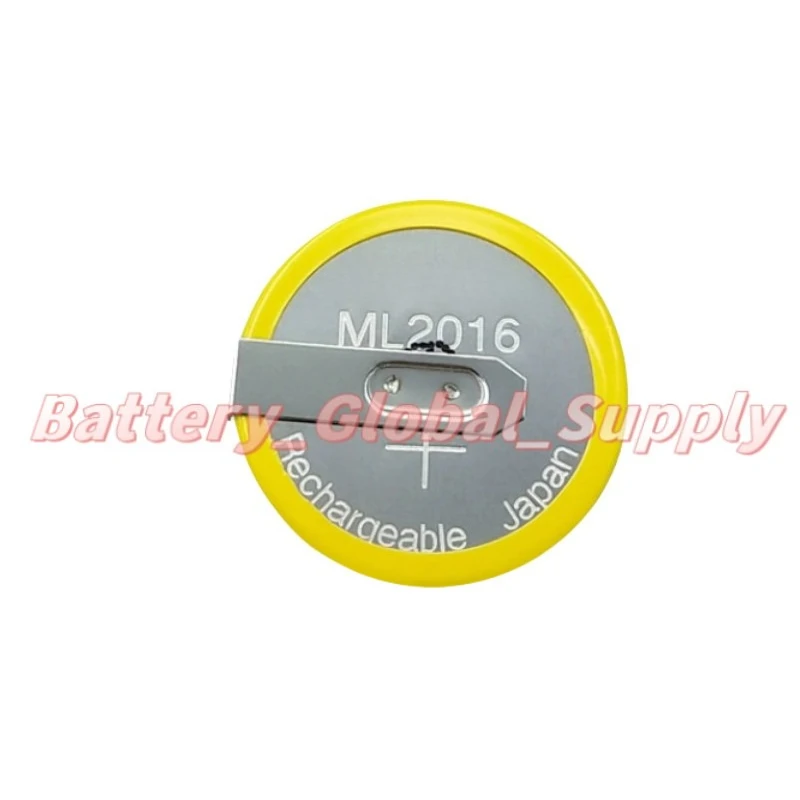 

ML2016 3V button battery solar watch with T6 solder feet -