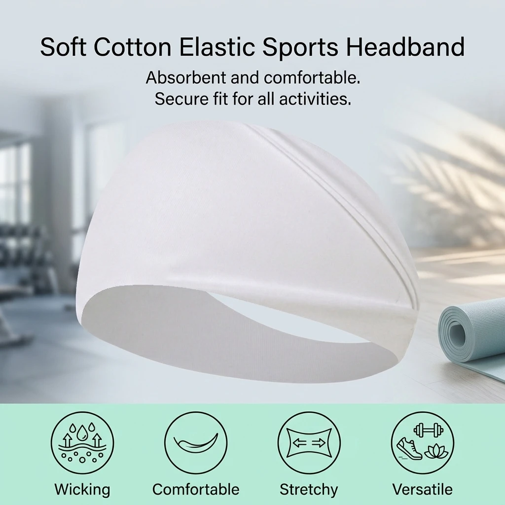 Pure Cotton Sweatband for Runn - огляд і ціна Running Gear Headband