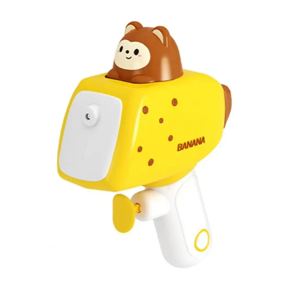 Fruit-shaped Banana Water Spray Toys Press Type Animal Design Orange Bath Fountain Toy Cat Handheld