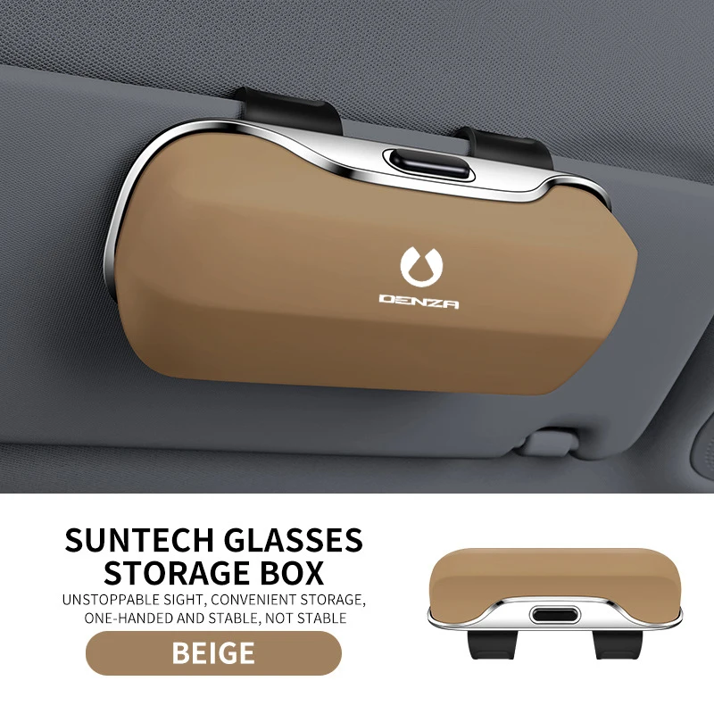 

For BYD Denza Z9 D9 N7 N9 Z9gt 2025 Accessories Car Visor Sunglasses Car Glasses Case Glasses Holder Clip Box