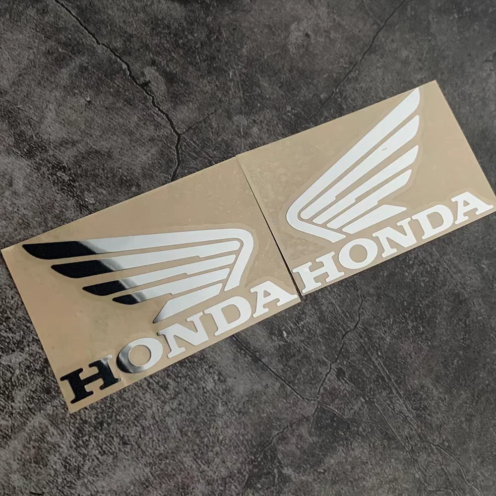 Metal Honda Motorcycle Sticker Logo Emblem Tank Helmet Bike Decals Reflective Stickers