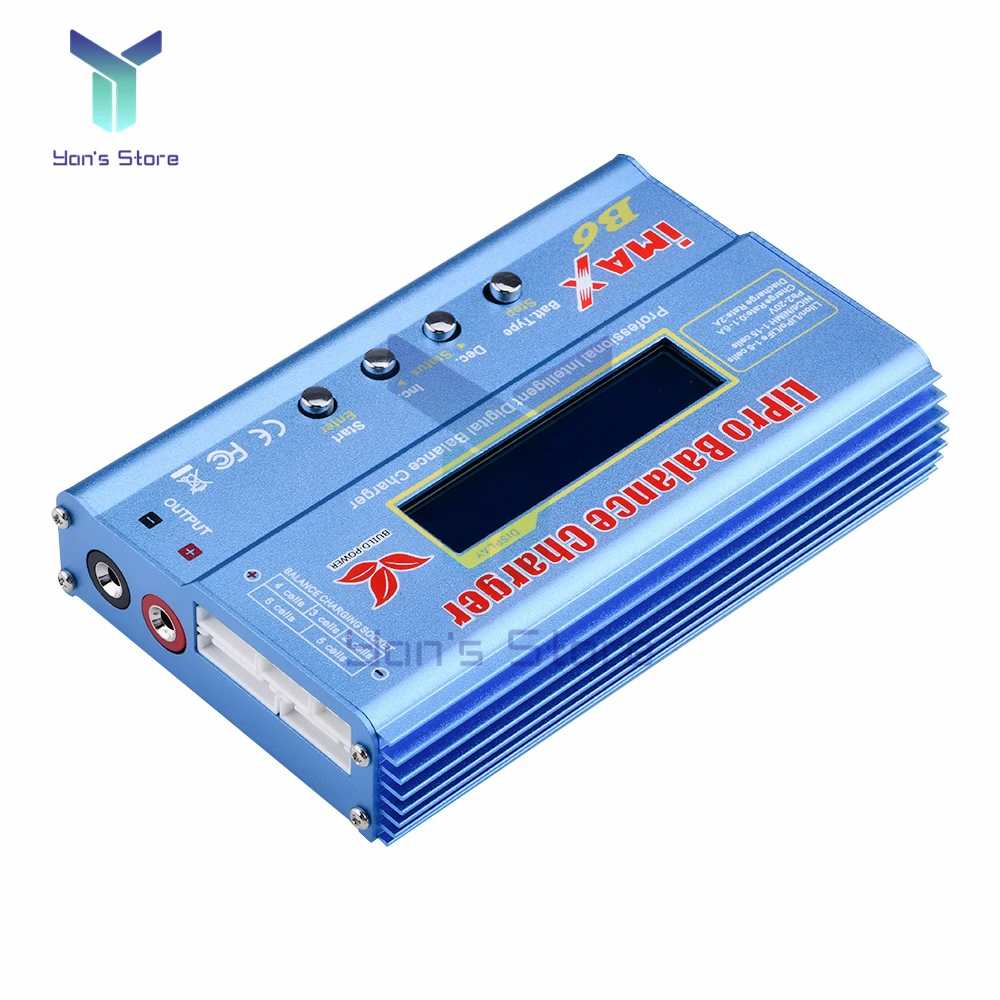 IMAX B6 Li-Ion แบตเตอรี่เครื่องชาร์จ RC Lipo NiMh NiCD แบตเตอรี่ Balancer ชาร์จ Discharger จอแสดงผล LCD
