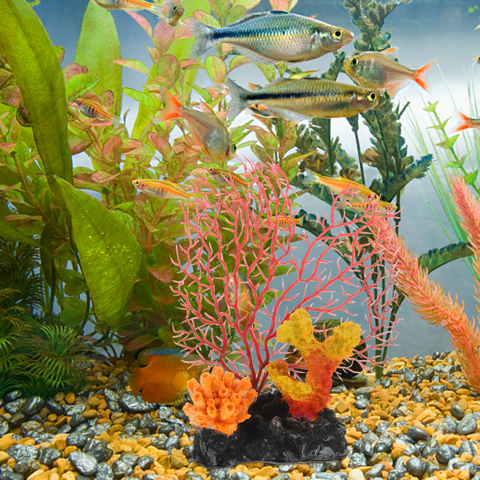 

Decoration Simulated Coral Ornaments Fish Tank Decorations Resin Aquarium Plastic Tree