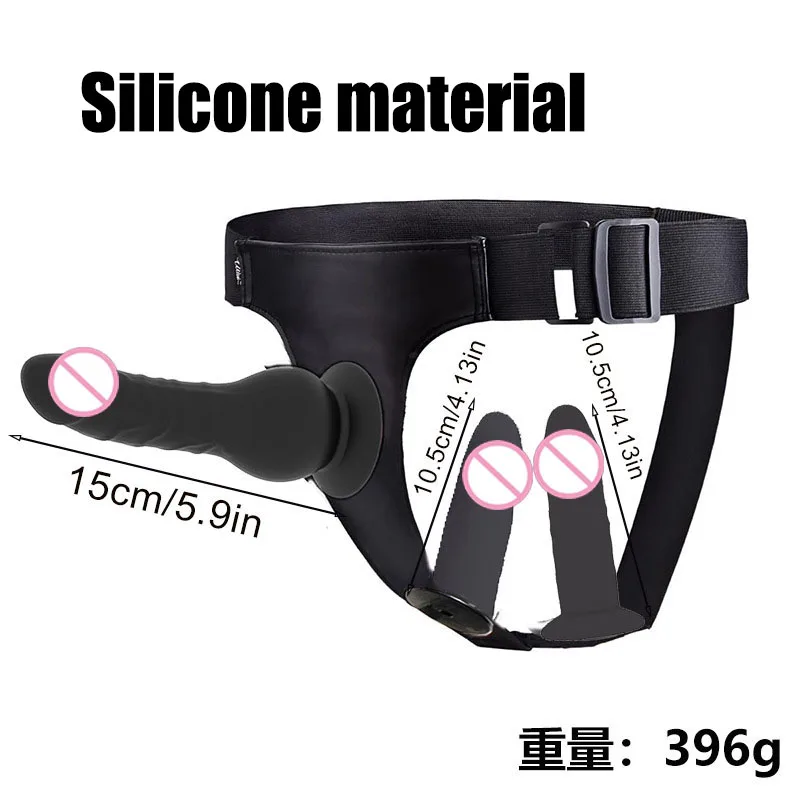 Adjustable Silicone Strap On Dildo Harness, Long Slim Pegging Dildo Panties for Women Men Couples, Soft Flexible Strap-on Sex To view 3