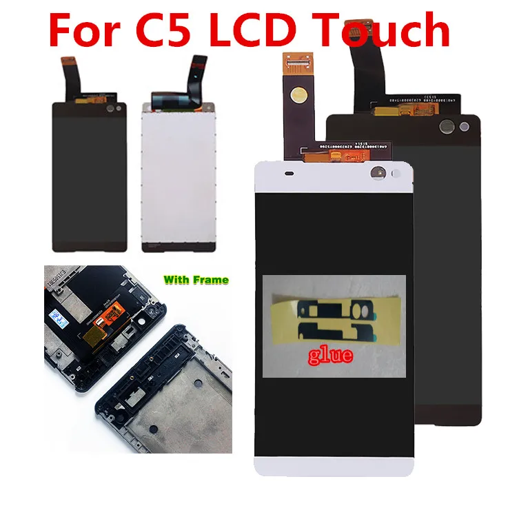 LCD Display For SONY Xperia C5 E5506 E5533 E5563 E5553 LCD Touch Screen Digitizer C5 Ultra Display Screen