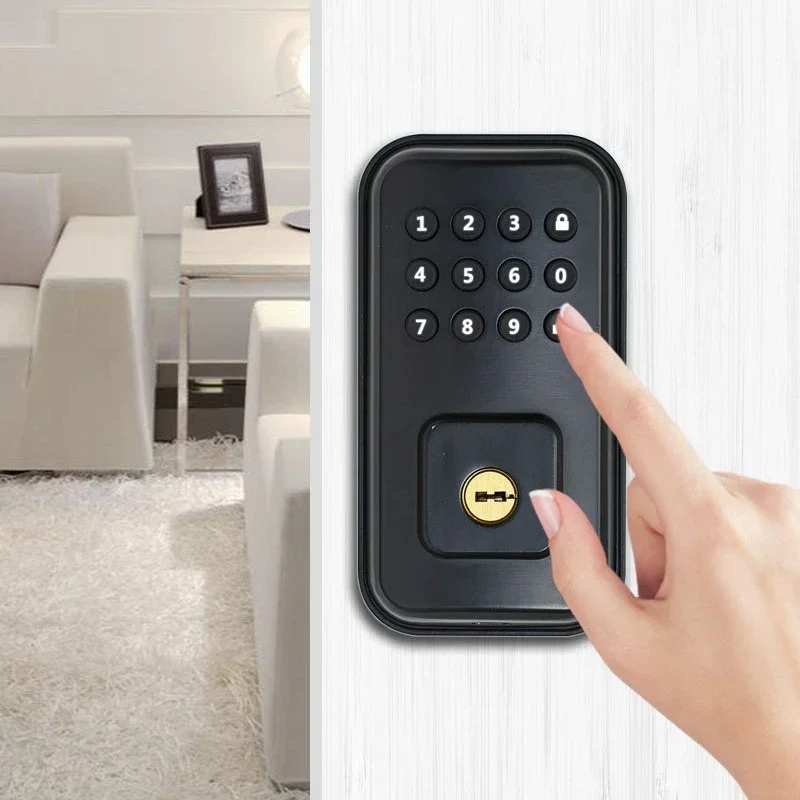 

Smart Deadbolt Door Lock Keyless Entry Password Touch Code Key Electronic Auto Door Lock For Home Anti-theft Home Lock