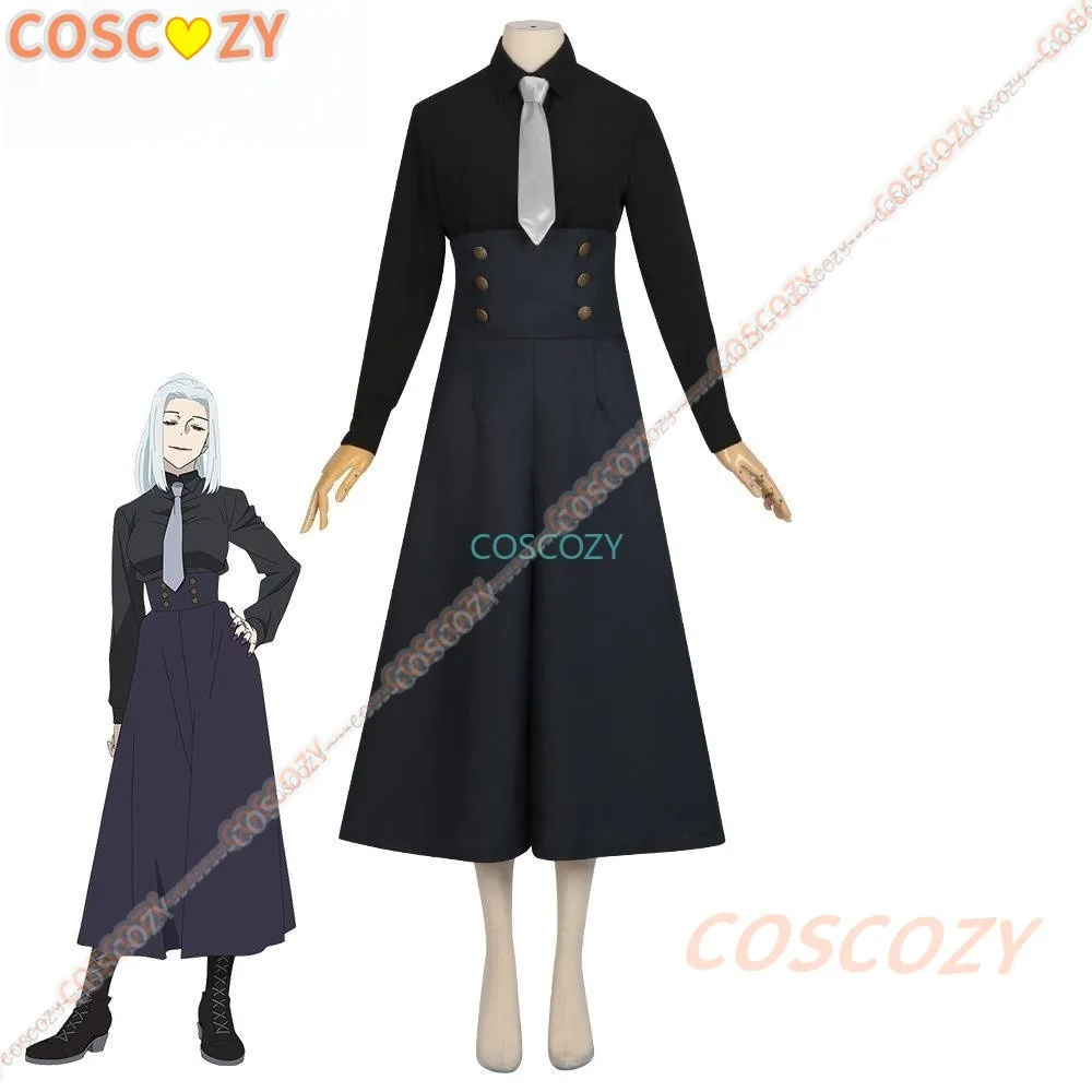 Traje de Cosplay de Jujutsu Kaisen Season 2 Mei, peluca, uniforme de Anime, camisa, pantalones, corbata, trajes de Halloween