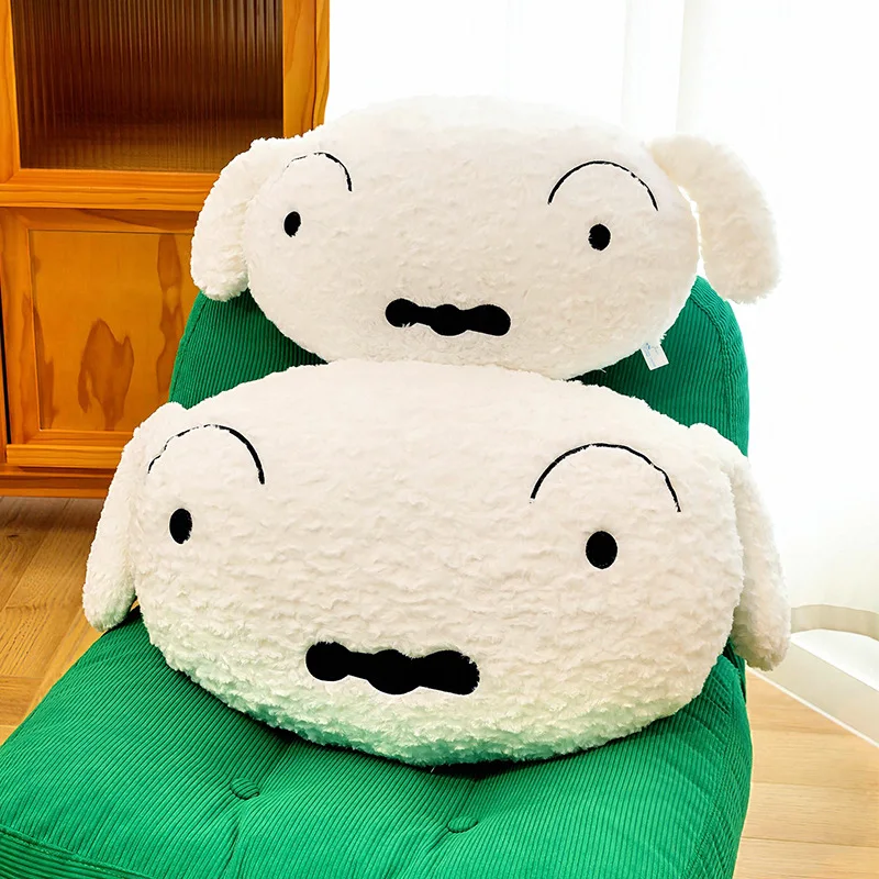 

Large Size New Crayon Shin-chan Shiro Plush Pillow Cute White Dog Stuffed Animal Soft Cushion Anime Character Doll for Kids