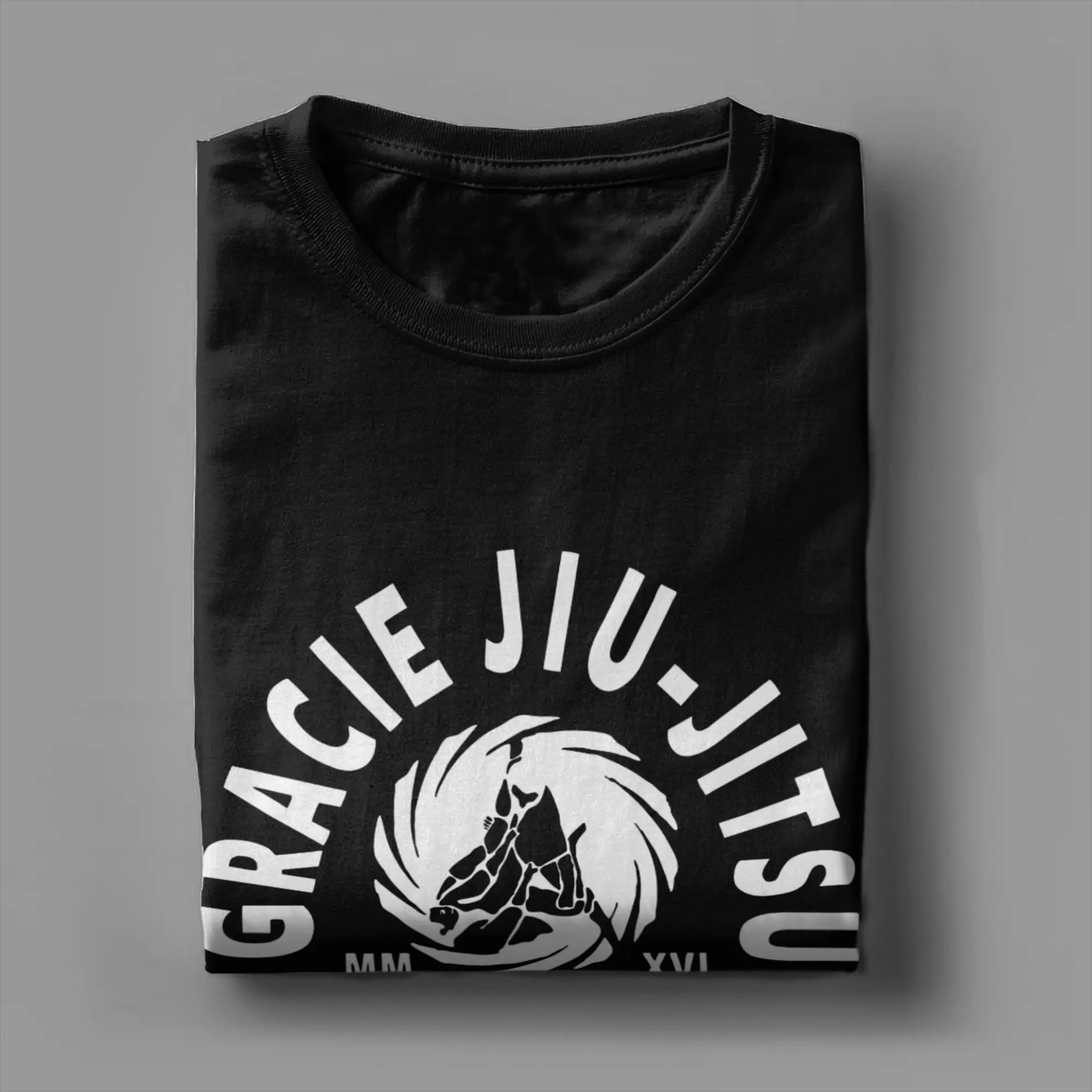 Gracie Brazilian Jiu Jitsu T Shirt Men Women Cotton Vintage T-Shirt Crew Neck Martial Arts BJJ MMA Tees Short Sleeve Gift Idea