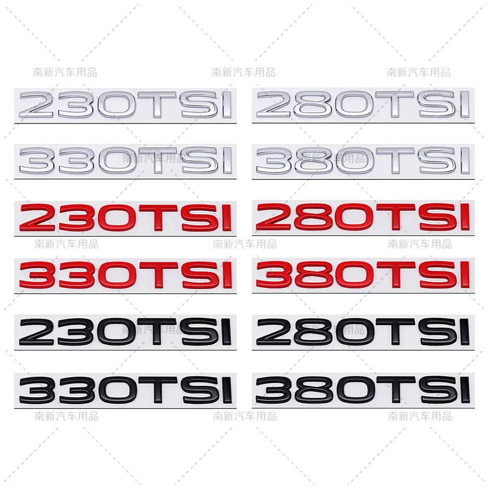 

For new 230TSI 280TSI 330TSI 380TSI metal sticker body label car sticker emblem