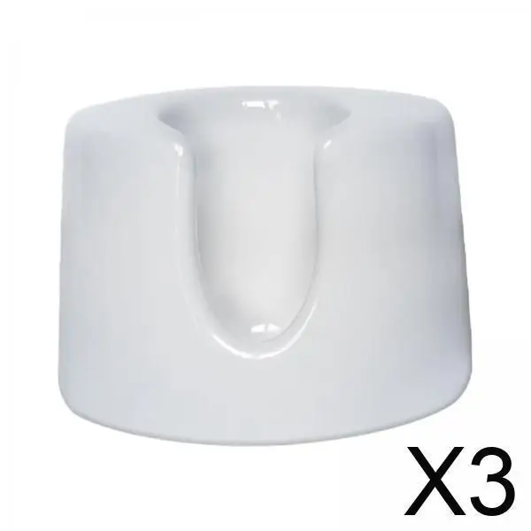 

Bathroom Countertop Men Shaving Shaver Stand Ceramic Safety Holder Base Small Storage for Manual Shaver