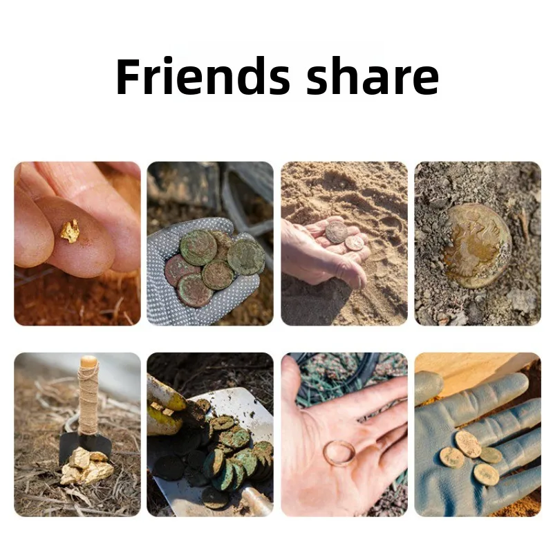 Metal Detector Treasure Hunter T002 Archaeological Handheld Outdoor Gold Detector Treasure Hunting Smart