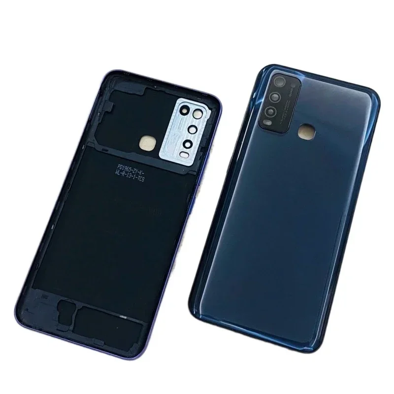 New Back Cover For  Vivo Y50  4G Battery Cover+Middle Frame Rear Door Housing Case with Camera lens+Side Keys V2427 V2448 V2451