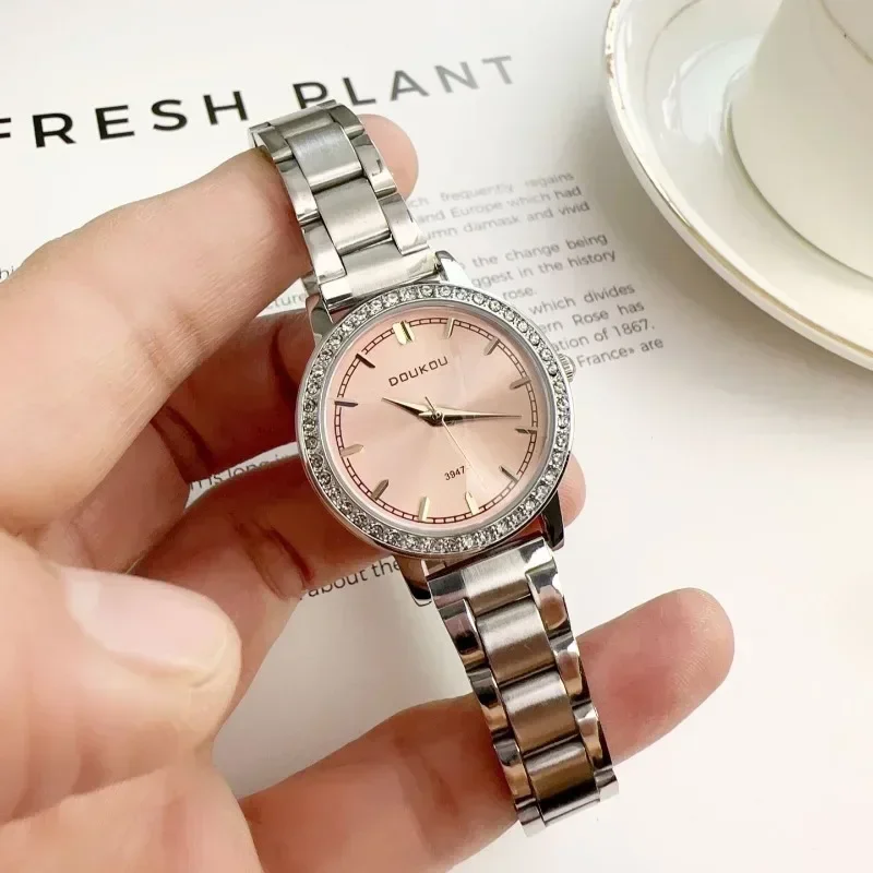 Zegarki damskie markowe, modne, z dużą tarczą, kwarcowe, luksusowe prezenty, zegarki na rękę dla kobiet, Relojes Para Mujer, dropshipping, zegar