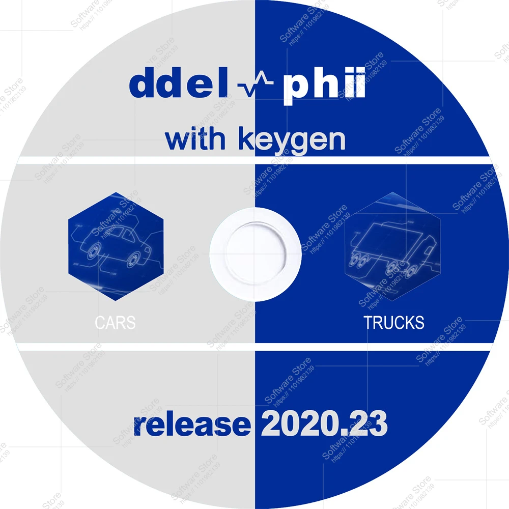 Del phi-ii 2020.23 with keygen software Diagnostic tool bluetooth repair error code auto-coms ds150 scanner tools obd link 2024