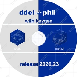 Del phi-ii 2020.23 with keygen software Diagnostic tool bluetooth repair error code auto-coms ds150 scanner tools obd link 2024