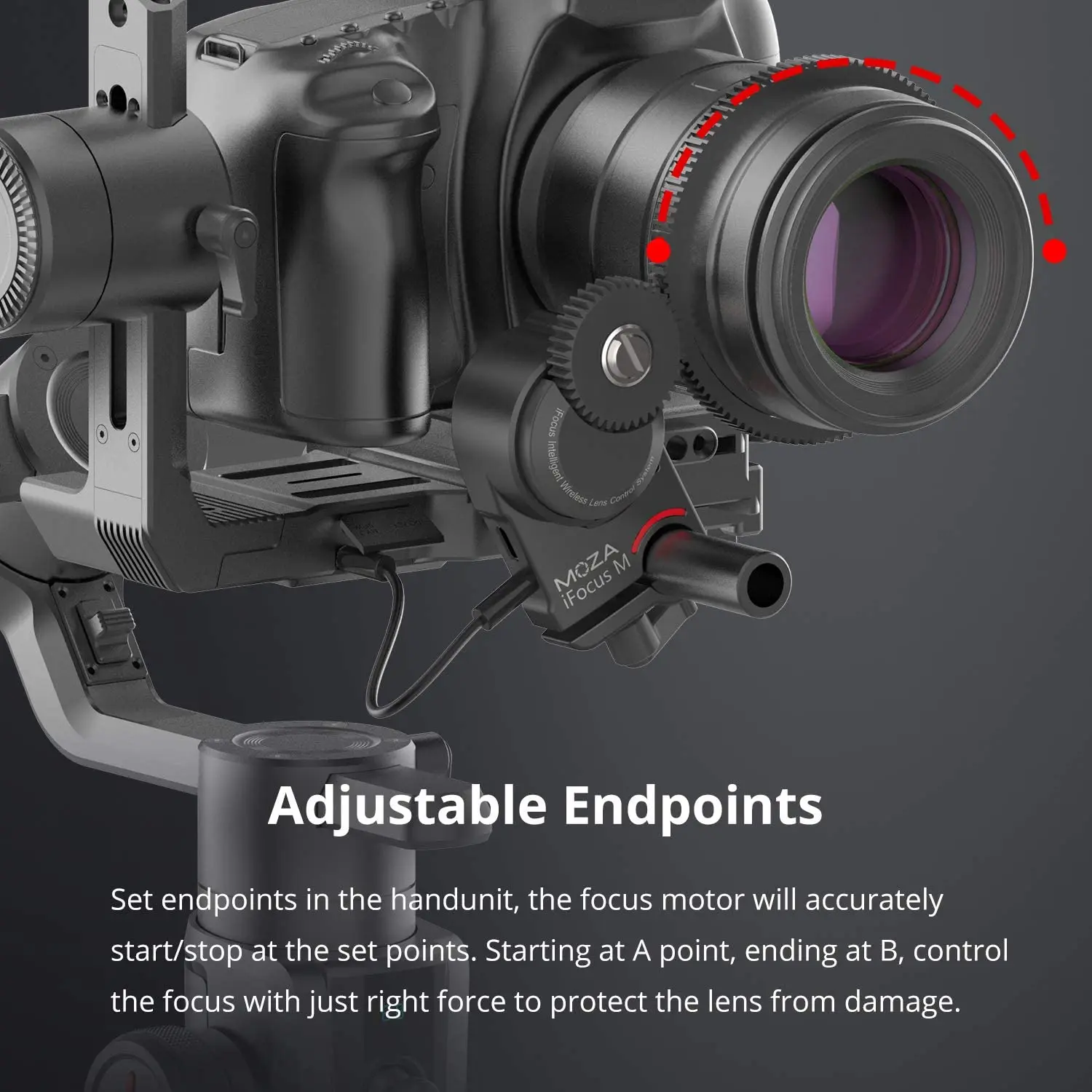 MOZA iFocus-M Follow Focus Motor for MOZA Air 2 MOZA Aircross 2 Stabilizer