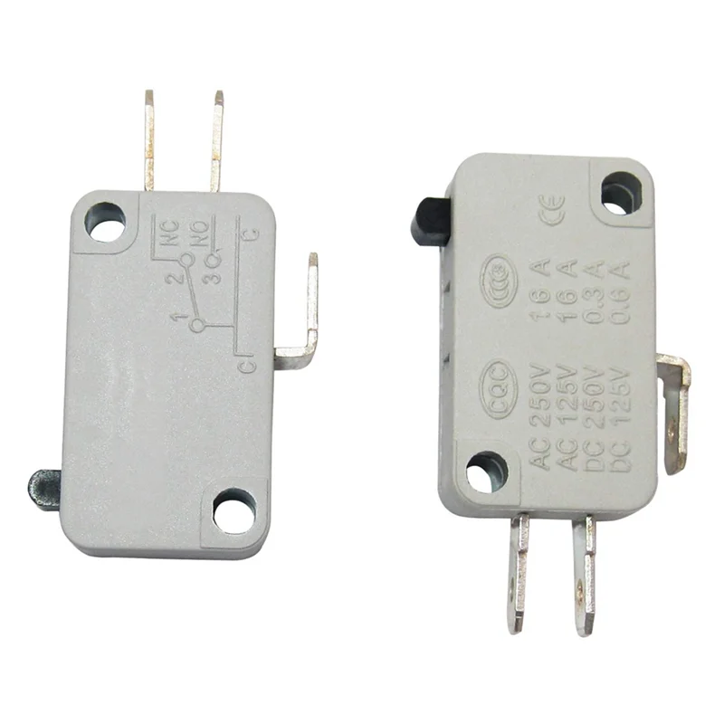 TCF-10Pcs Universal microondas puerta horno congelador Micro-tipo interruptor de límite serie AC/DC 125V 250V V-15-1C25 acción rápida