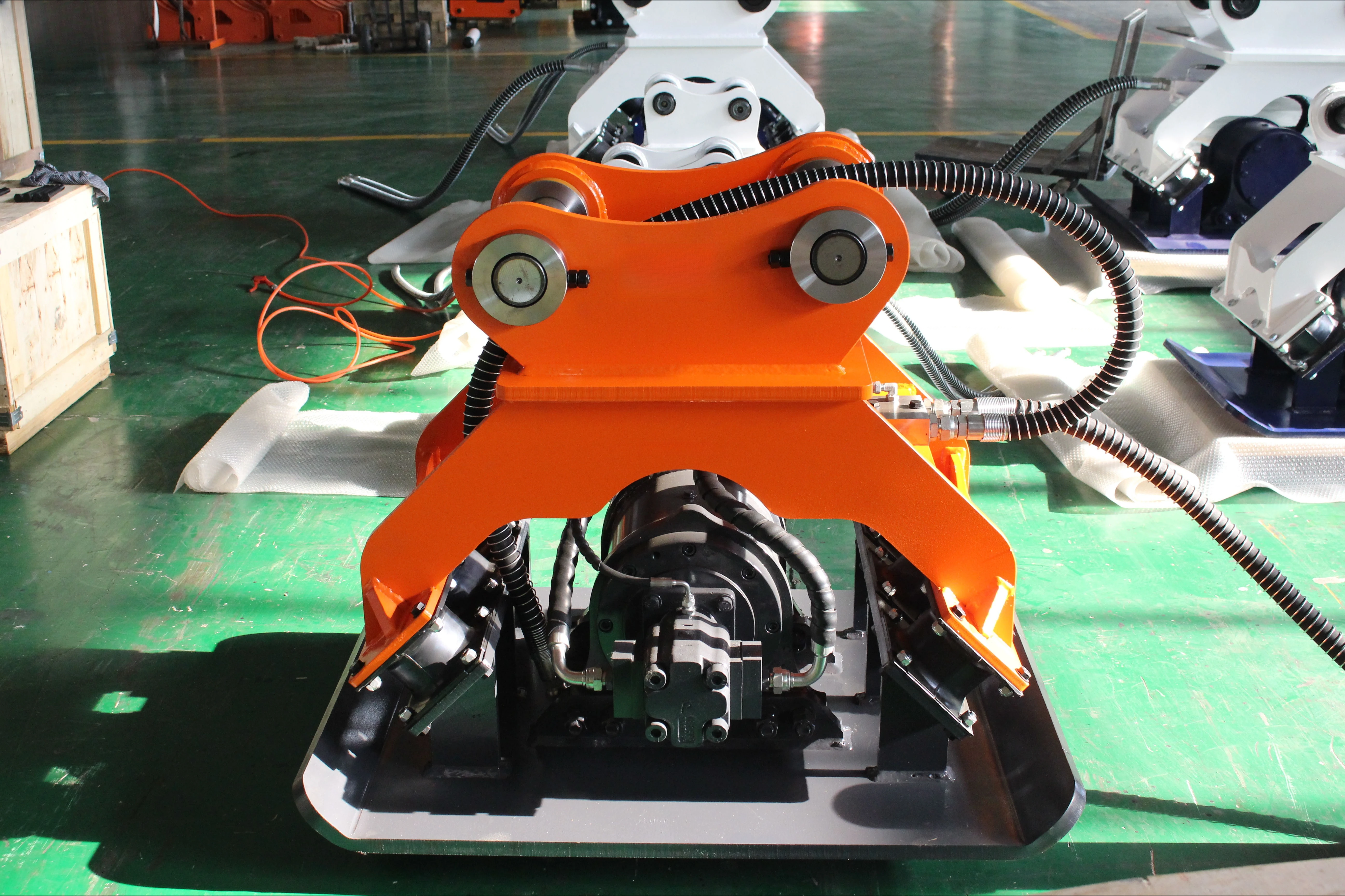 Vibrador de concreto vibratório hidráulico da escavadeira