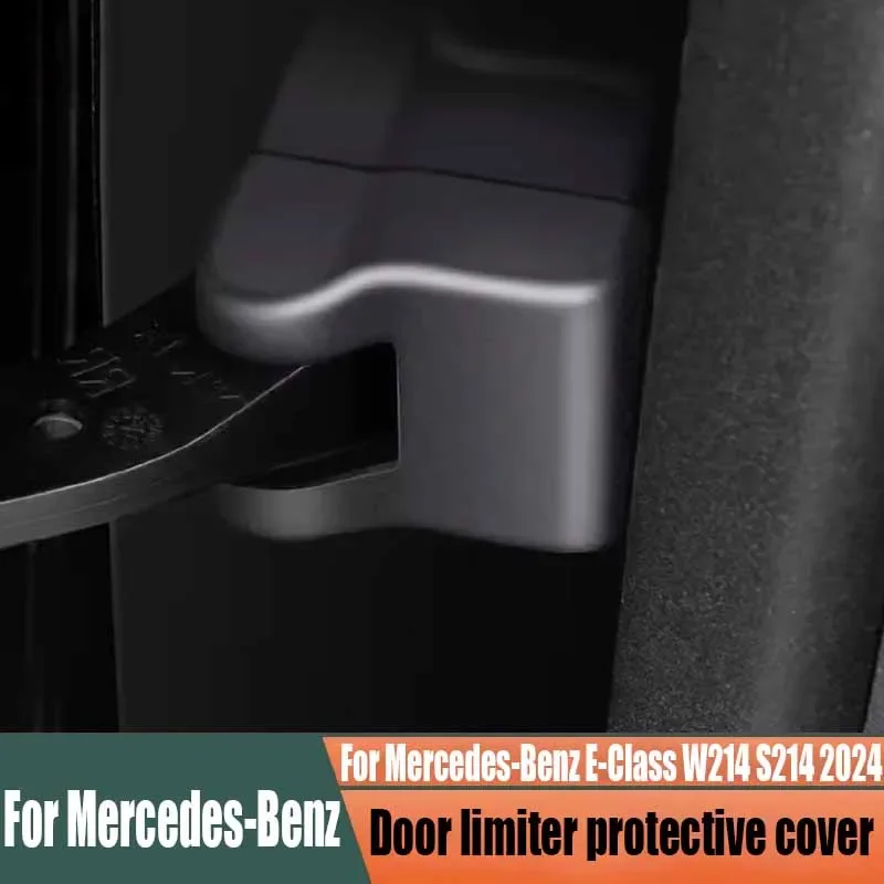For Mercedes-Benz E-Class W214 S214 2024 2025 car door limiter door lock protection cover car interior decoration accessories