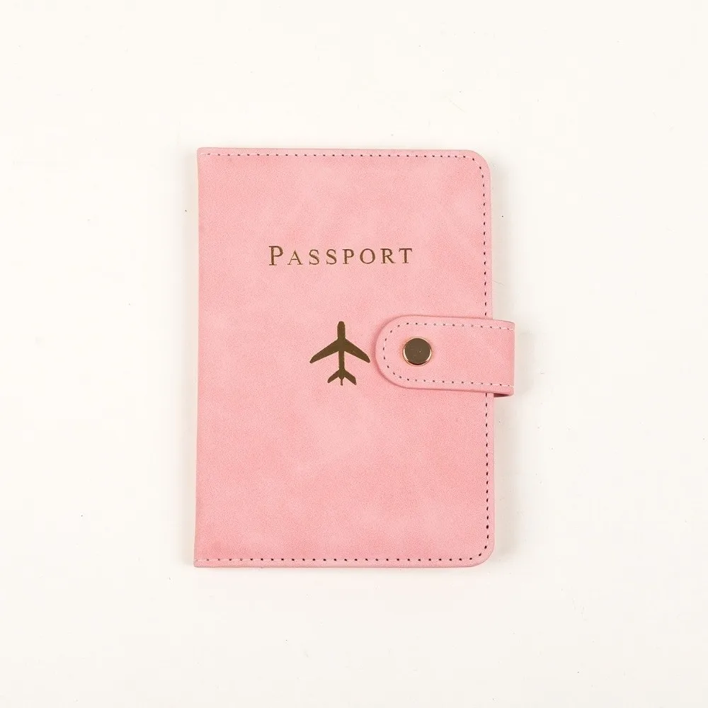 High Quality Waterproof Travel Passport Covers Buckle Hasp Passport Covers Case PU Leather Passport Book Travel Accessories view 5