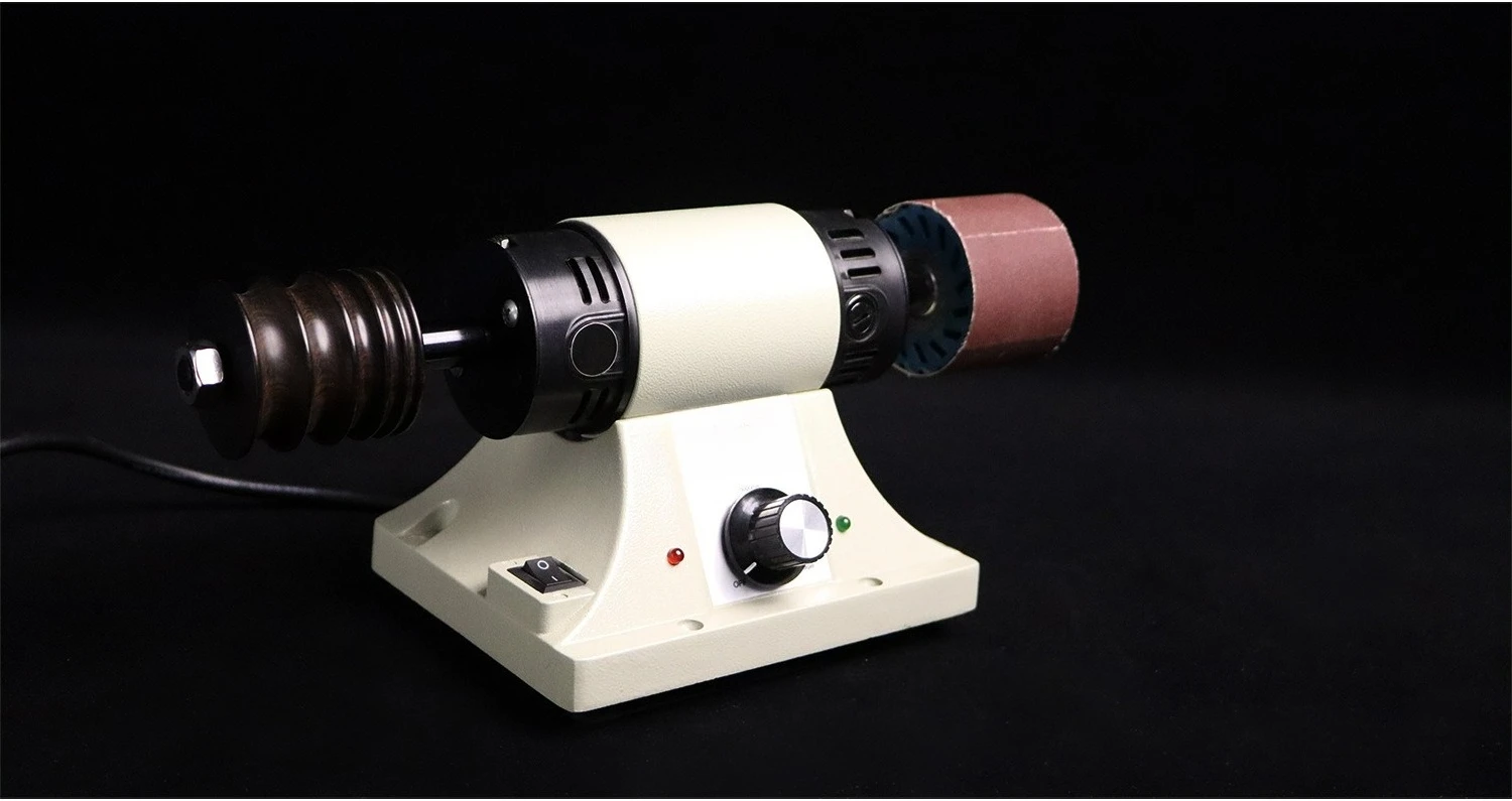 110V Leather Polishing Machine for US Japan Market Handheld Buffing Sander for Leathercraft