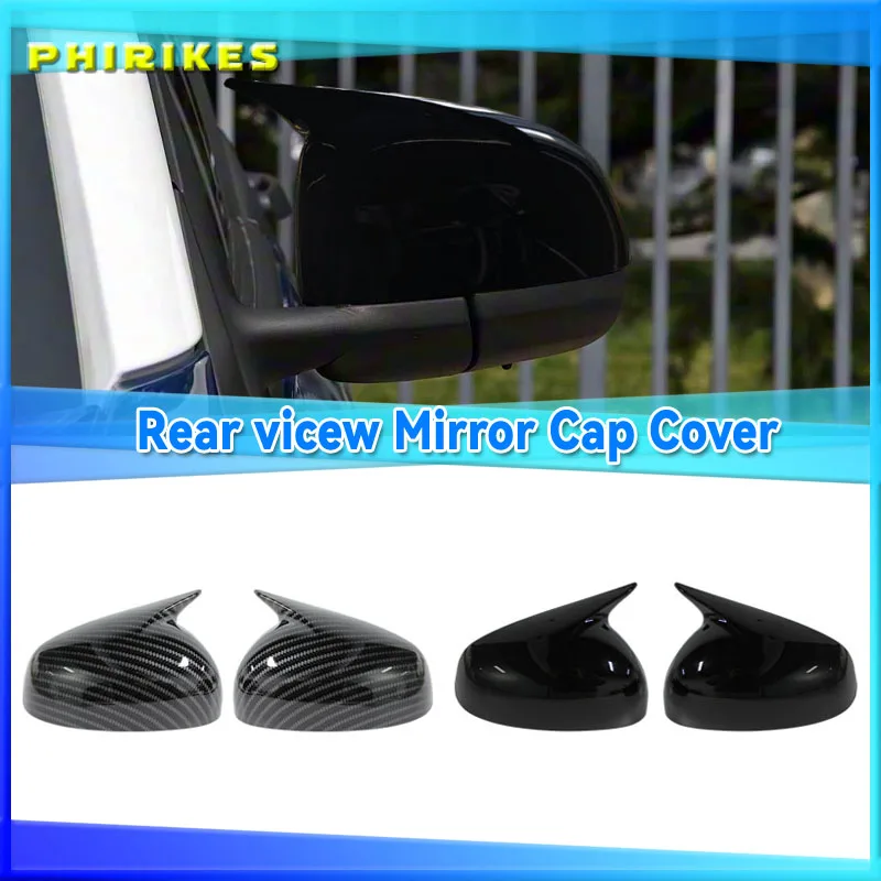 Car Rearview Side Mirror Cover Wing Cap Exterior Door Rear View mirror cover For Mercedes Benz Smart Fortwo W453 2015-2024