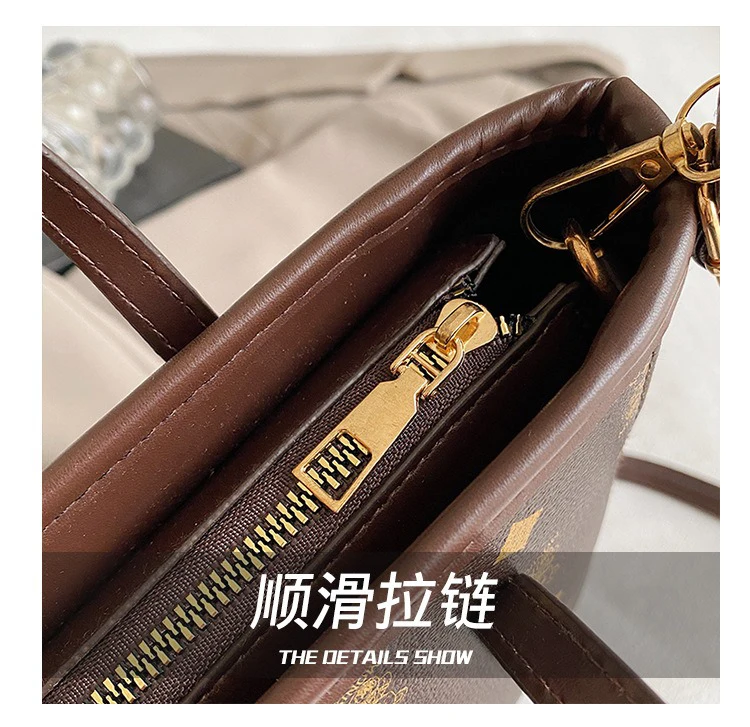 Elegante Retro-Mode Bucket Bag für Damen Einzigartiges Nischendesign Stilvolle Trendige Schultertasche für den Büroweg 2025 – Detail 12