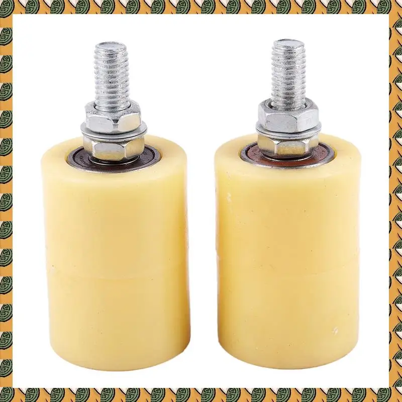 

A77I 6 шт. 50X70 мм ПП стальной плоский роликовый подшипник направляющее колесо 6201 винт M12 для электрических дверей раздвижных ворот