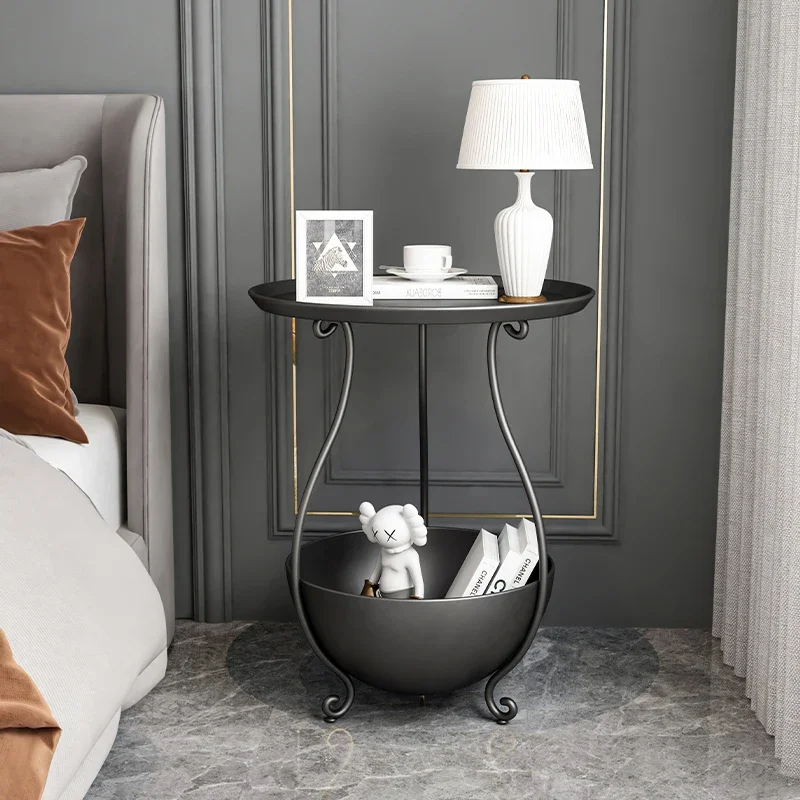 

Nordic Women Nightstand Table Minimal Black Luxury Modern Bedsides Table Space Saving Cute Szafka Nocna Bedrooms Furniture