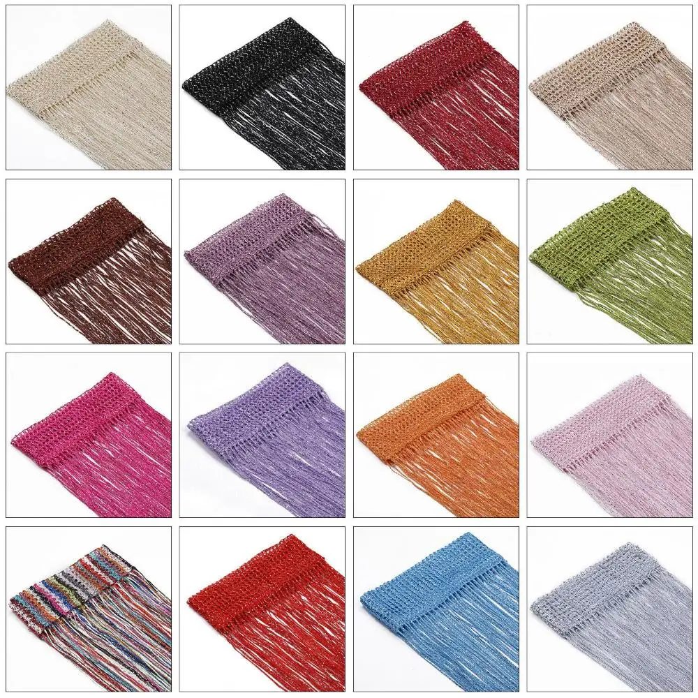 Party Decoration Room Divider Net Shining Tassel Door Fly Screen Screen Panel Hanging Beaded Curtains Glitter String Curtain