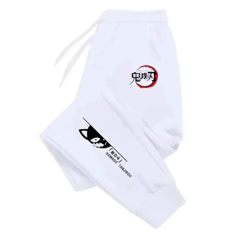 

Men's and women's autumnandwinter fashion Japanese anime demon slayer print sports running fitness comfortable warm sports pants