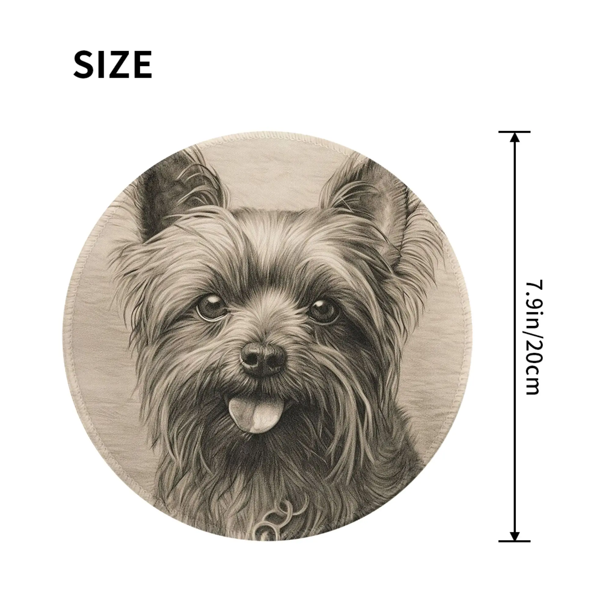 The Adorable Yorkshire Terrier dog Mouse Pad Computer Keyboard Mouse Mat Gamer PC Laptop Desk Mat Office Accessories Table Mats