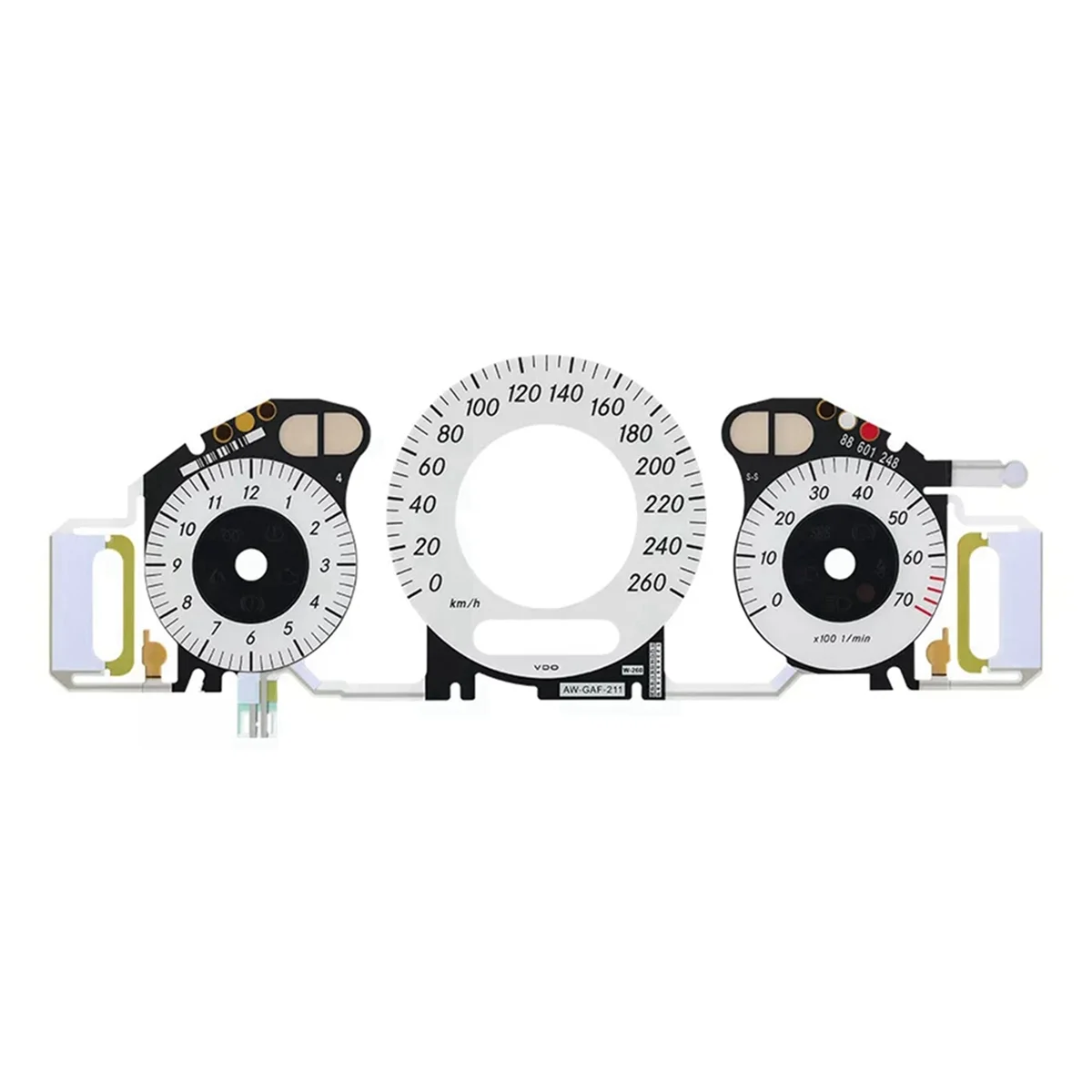 

Gauge Face with EL Cold Light Instrument Panel for Mercedes Benz