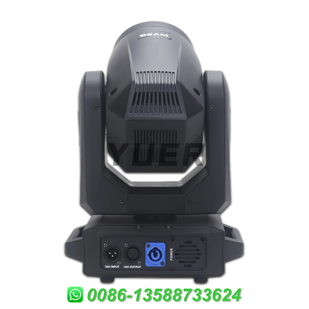 Imagem -05 - Led Moving Head Light com Abertura Beam Gobo Efeito Arco-íris 18 Prismas Iluminação dj Dmx Stage Efeitos de Discoteca Bar Peças por Lote