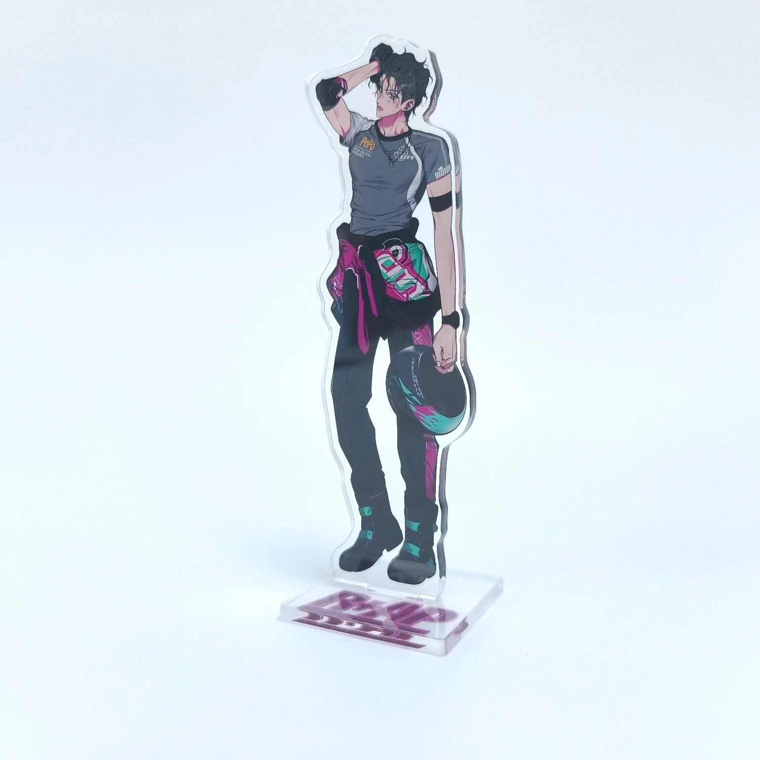My Jumbo Babe Racing to Another Pink Racer & Partner Acrylic Stand BL Yaoi Manhwa Key Chain Anime Collectible Gift