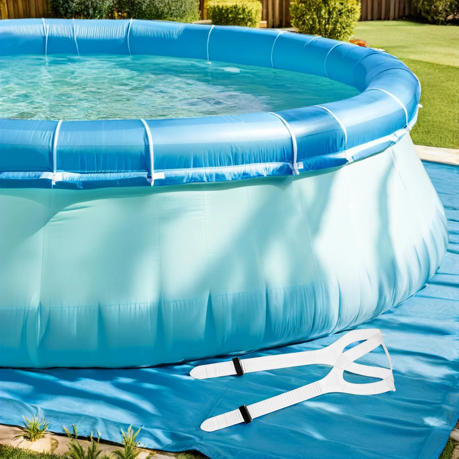 

4Pcs Diving Mask Straps Silicone Elastic Replacement Soft Strap for Swimming Snorkeling Scuba Mask Strap Cover for Men Women