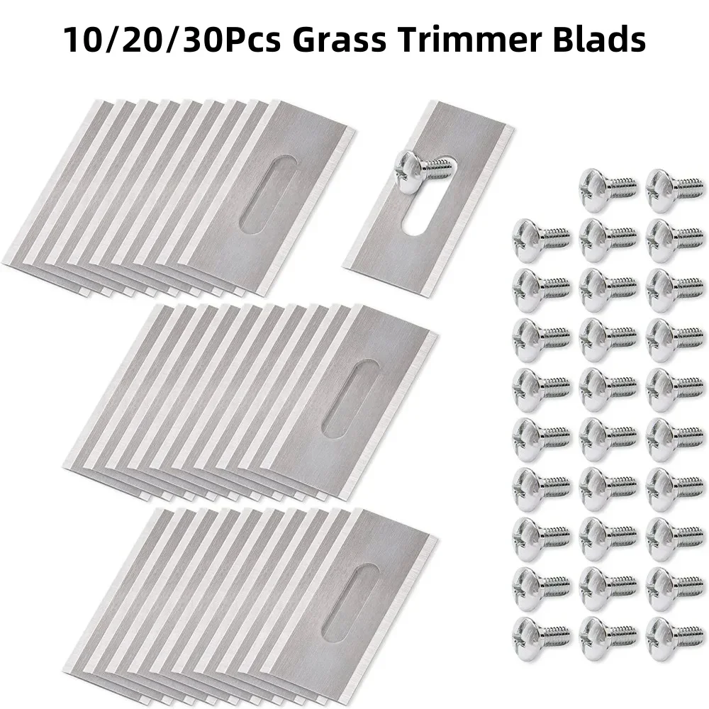 10-30pcs Grass Trimmer Blade Lawn Mower Replacement Trimmer Cutter Piece for Husqvarna Automower Garden Robotic Lawnmower Tools