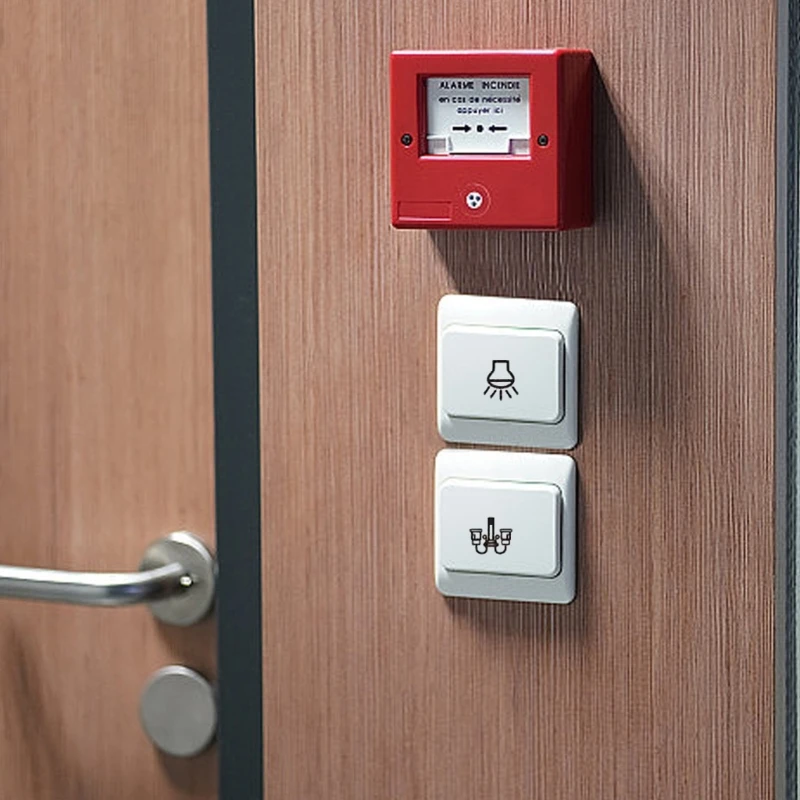 Light Switchs Labels Sticker Transparent Household Light Fan Heater Sign Sticker A2BB