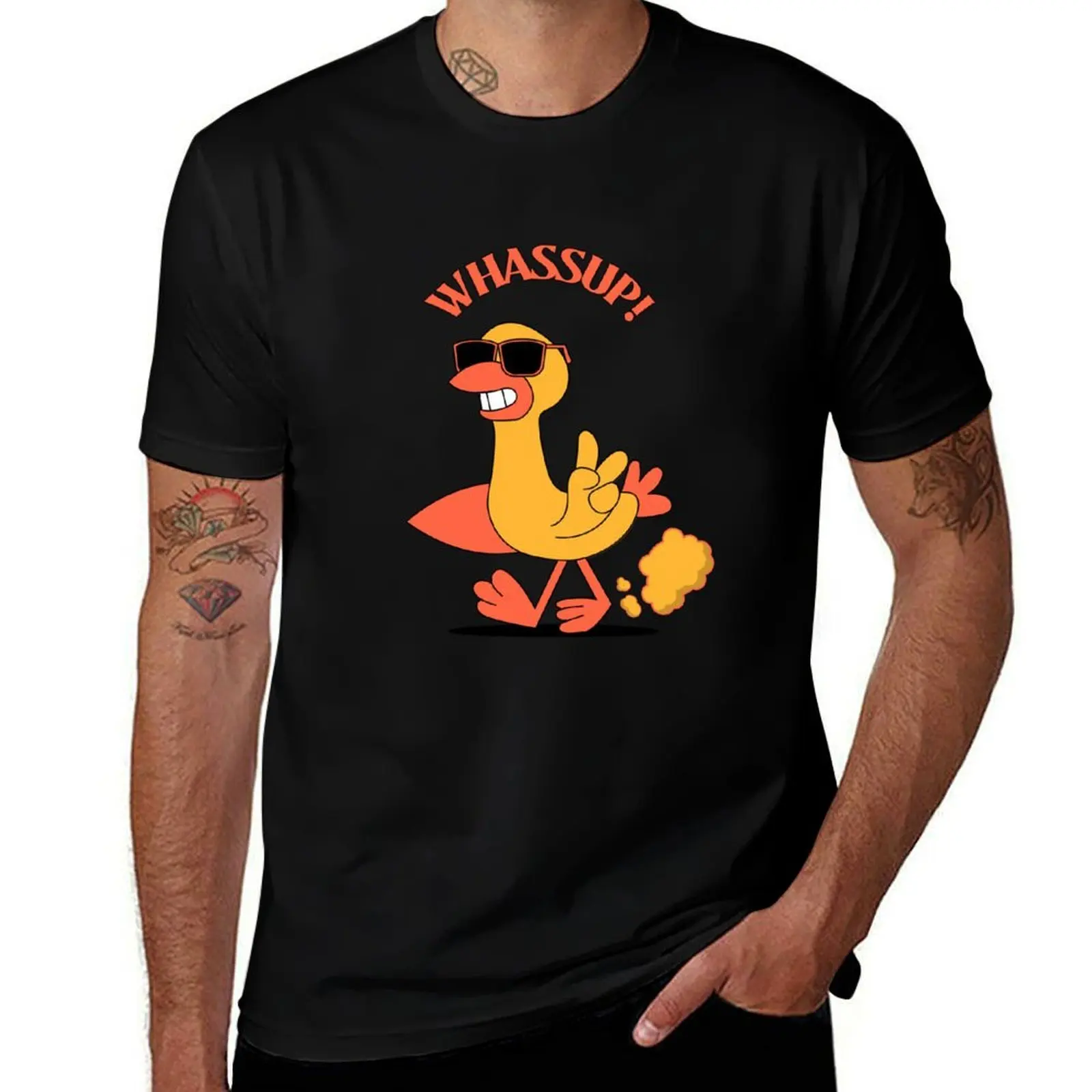 Whassup! Cool suf sun cartoon character T-Shirt Quick Dry Light Sports T-Shirt
